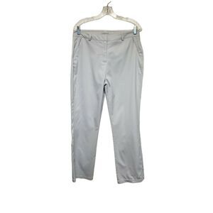 Maggie Lane Women's Flat Front Tech Golf Pants Active Athletic Gray Size 8